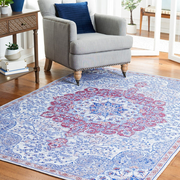 Safavieh Serapi 394 Power Loomed 72% Cotton/38% Polyester Transitional Rug SEP394A-7SQ