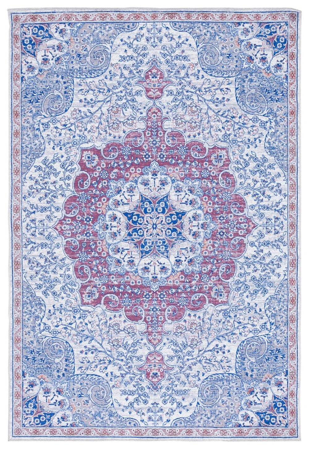 Safavieh Serapi 394 Power Loomed 72% Cotton/38% Polyester Transitional Rug SEP394A-7SQ