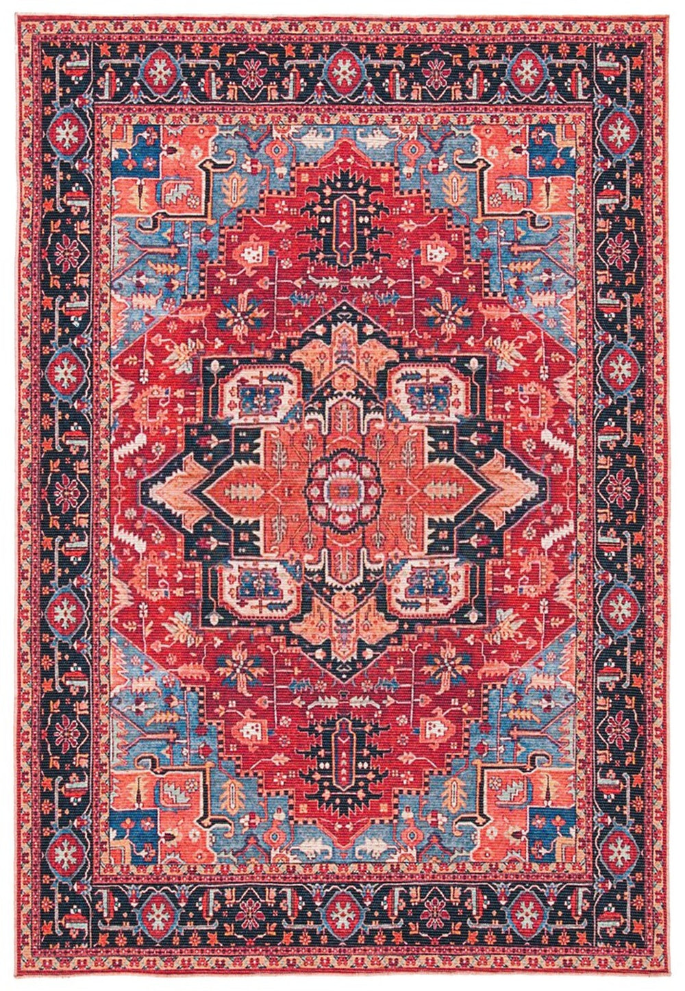 Safavieh Serapi 534 Power Loomed 72% Cotton/38% Polyester Transitional Rug SEP534Q-3
