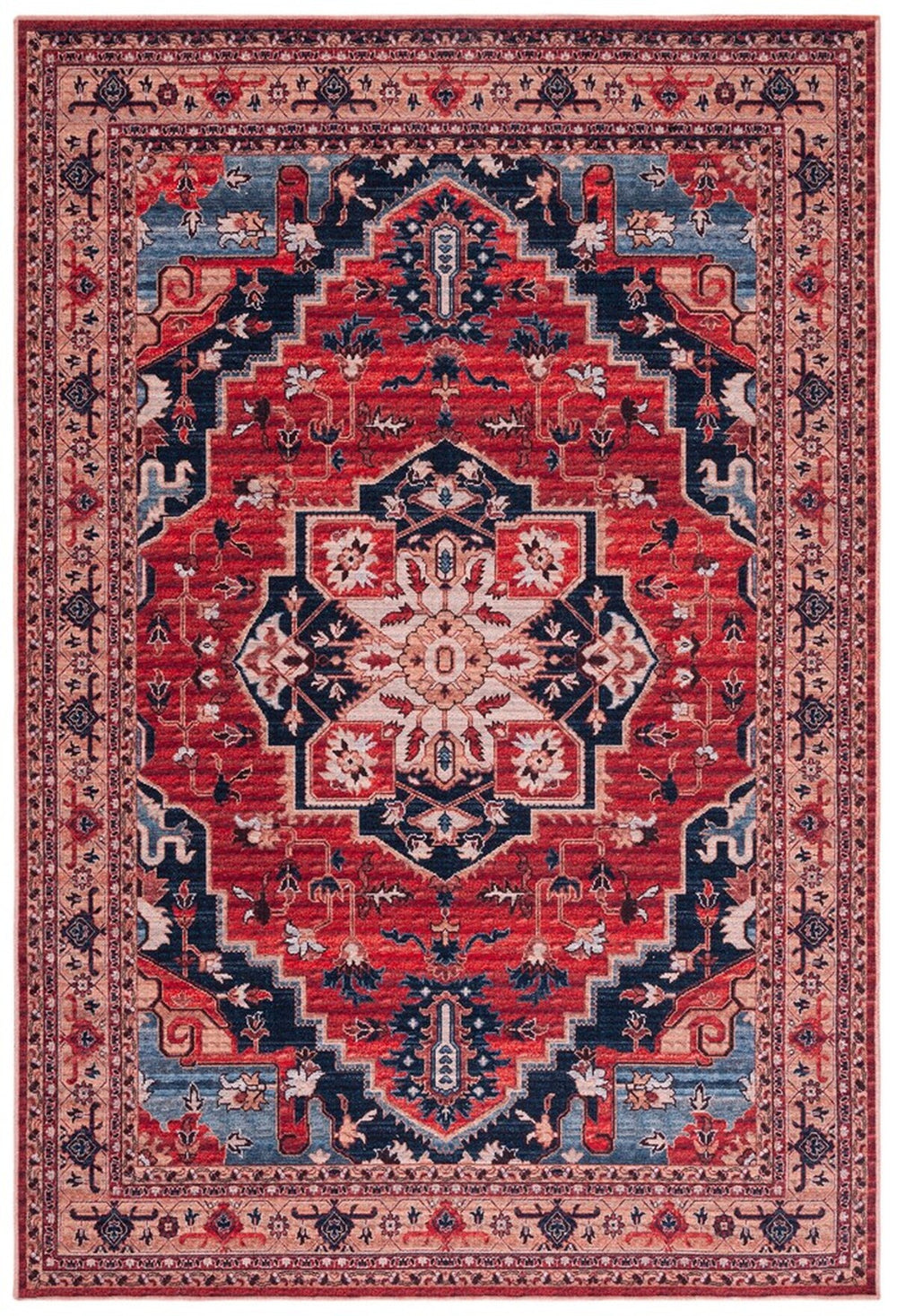 Safavieh Serapi 557 76% Cotton, 18% Chenille, 6% Polyester Power Loomed Transitional Rug SEP557Q-9