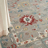 Nourison Parisa PSA03 French Country Machine Made Loom-woven Indoor Area Rug Grey 12' x 15' 99446858207