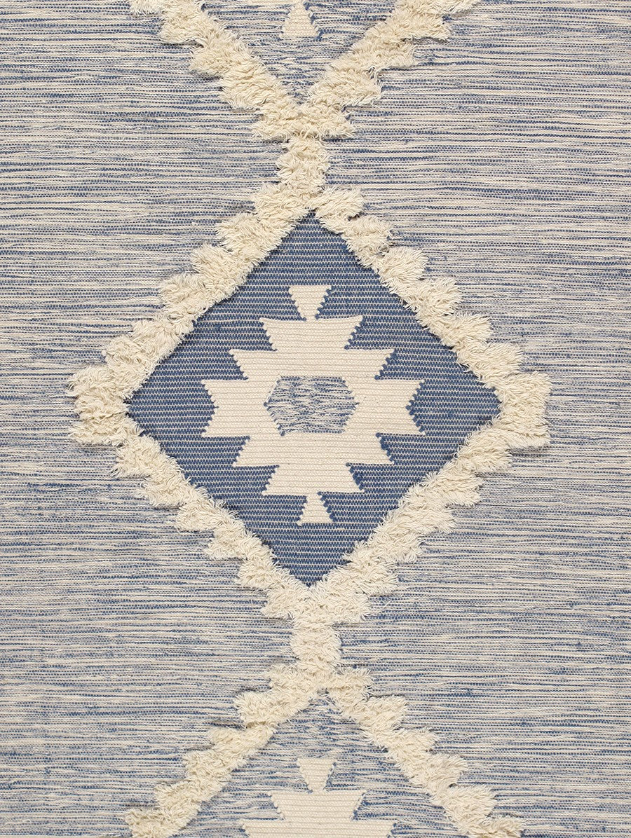 Pasargad Pasargad Santa Fe Collection Cotton & Wool Area Rug SF-03 9X12-PASARGAD