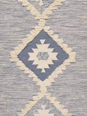Pasargad Pasargad Santa Fe Collection Cotton & Wool Area Rug SF-03 9X12-PASARGAD