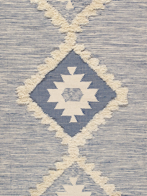 Pasargad Pasargad Santa Fe Collection Cotton & Wool Area Rug SF-03 9X12-PASARGAD
