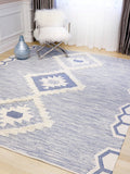 Pasargad Pasargad Santa Fe Collection Cotton & Wool Area Rug SF-03 9X12-PASARGAD