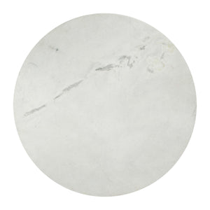 Zuo Modern Gotham Marble, MDF, Iron, Aluminum Modern Commercial Grade Dining Table White, Silver Marble, MDF, Iron, Aluminum