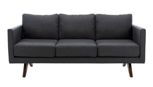 Safavieh Kygo Modern Sofa in Dark Gray Couture SFA1005A