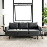 Safavieh Kygo Modern Sofa in Dark Gray Couture SFA1005A