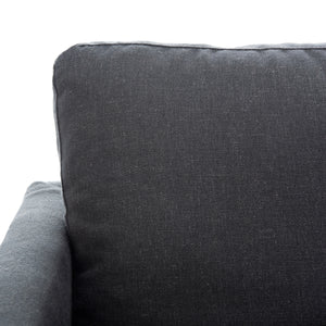 Safavieh Kygo Modern Sofa in Dark Gray Couture SFA1005A