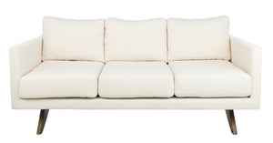 Safavieh Kygo Modern Sofa in White Couture SFA1005B
