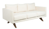Safavieh Kygo Modern Sofa in White Couture SFA1005B
