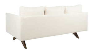 Safavieh Kygo Modern Sofa in White Couture SFA1005B