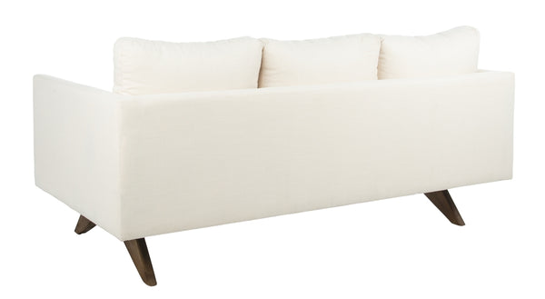 Safavieh Kygo Modern Sofa in White Couture SFA1005B