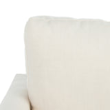 Safavieh Kygo Modern Sofa in White Couture SFA1005B
