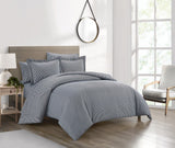 Morgan Navy King 3pc Duvet Set