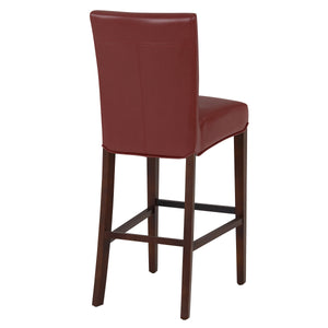Milton Counter Stool - Elegant Bonded Leather Design with Sturdy Birch Frame and Contemporary Style