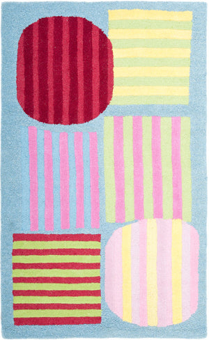 Safavieh Sfk312 Hand Tufted 80% Wool and 20% Cotton Rug SFK312A-3