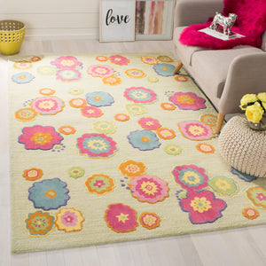 Safavieh Sfk316 Hand Tufted 80% Wool and 20% Cotton Rug SFK316A-2