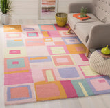 Safavieh Sfk317 Hand Tufted 80% Wool and 20% Cotton Rug SFK317A-2