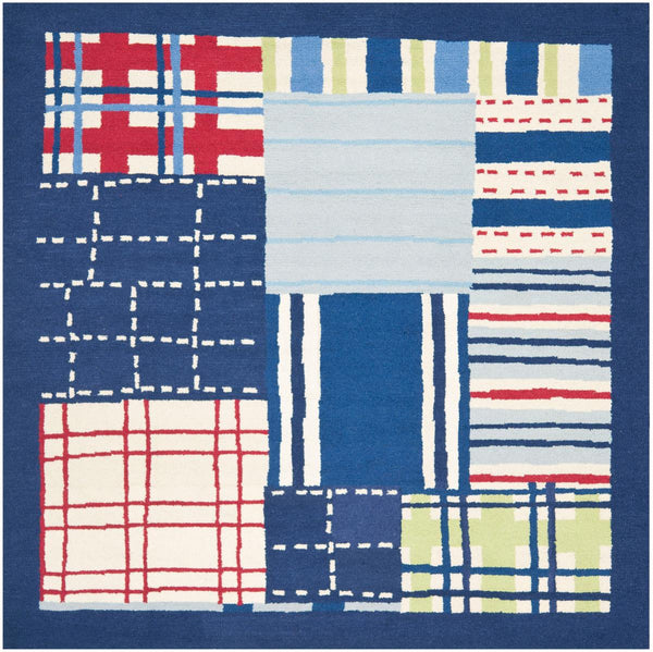 Safavieh Sfk318 Hand Tufted 80% Wool and 20% Cotton Rug SFK318A-2