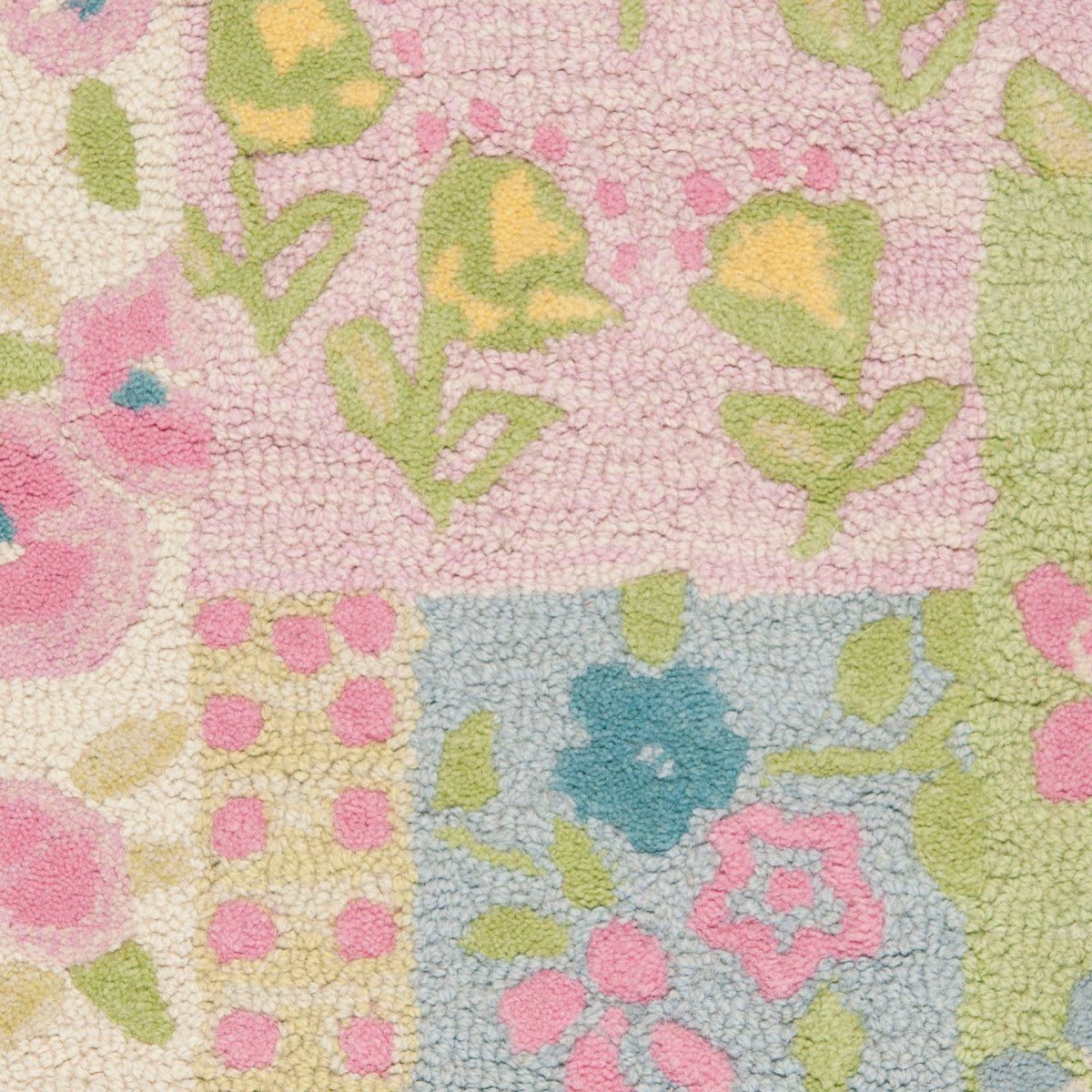 Kids Hand Tufted Rug - Cozy Wool & Cotton Blend for Playful Spaces, Pe