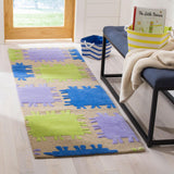 Safavieh Sfk352 Hand Tufted 80% Wool and 20% Cotton Rug SFK352A-3