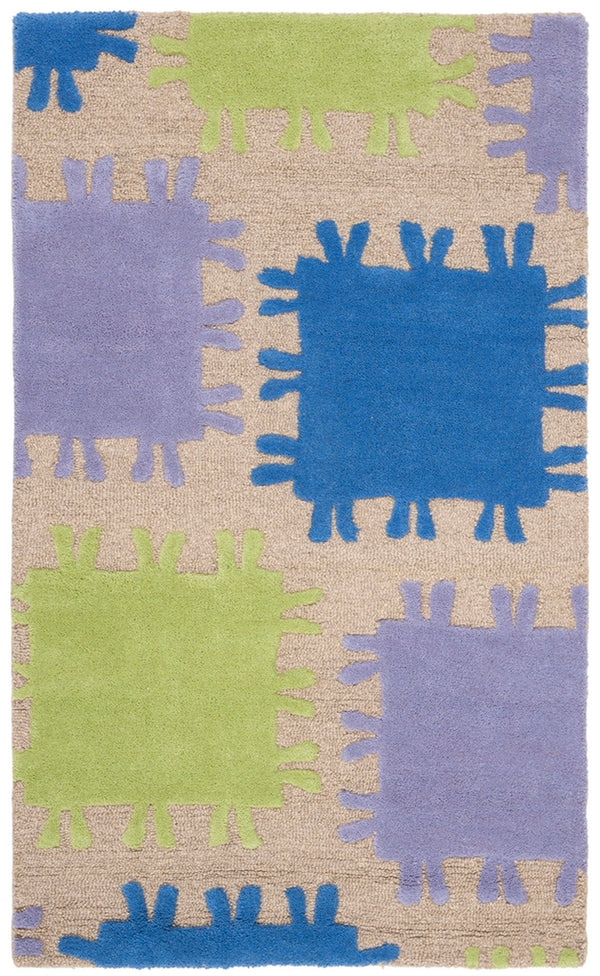 Safavieh Sfk352 Hand Tufted 80% Wool and 20% Cotton Rug SFK352A-3