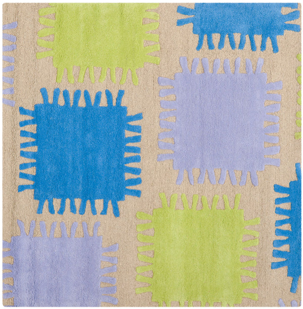 Safavieh Sfk352 Hand Tufted 80% Wool and 20% Cotton Rug SFK352A-3