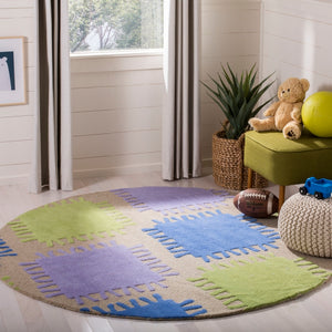 Safavieh Sfk352 Hand Tufted 80% Wool and 20% Cotton Rug SFK352A-3