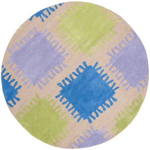 Safavieh Sfk352 Hand Tufted 80% Wool and 20% Cotton Rug SFK352A-3