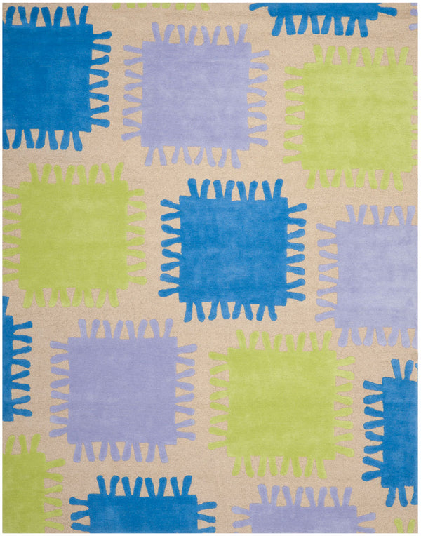 Safavieh Sfk352 Hand Tufted 80% Wool and 20% Cotton Rug SFK352A-3