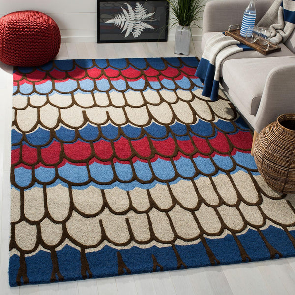 Safavieh Sfk353 Hand Tufted 80% Wool and 20% Cotton Rug SFK353A-3