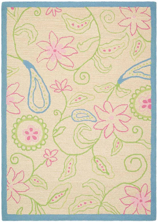 Safavieh Sfk362 Hand Tufted 80% Wool and 20% Cotton Rug SFK362A-3