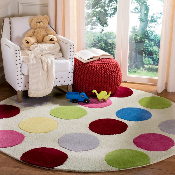 Safavieh Sfk386 Hand Tufted 80% Wool and 20% Cotton Rug SFK386A-3