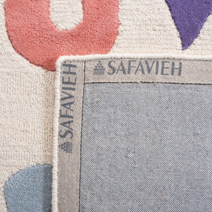 Safavieh Sfk389 Hand Tufted 80% Wool and 20% Cotton Rug SFK389A-3