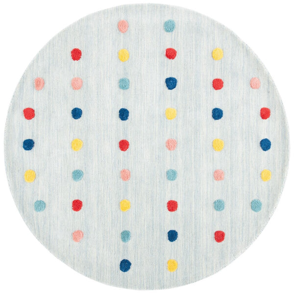 Safavieh Kids 803 Kids Hand Loomed 70% Wool, 10% Cotton, 20% Latex Rug Grey