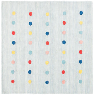 Safavieh Kids 803 Kids Hand Loomed 70% Wool, 10% Cotton, 20% Latex Rug Grey