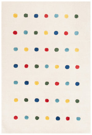 Safavieh Kids 804 Kids Hand Loomed 70% Wool, 10% Cotton, 20% Latex Rug Ivory