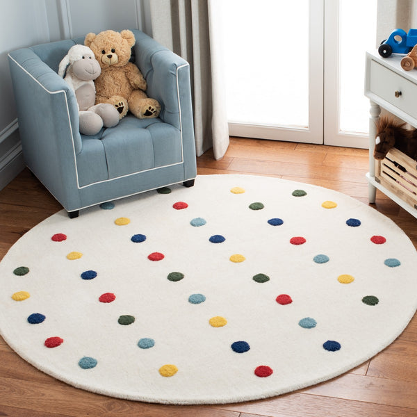 Safavieh Safavieh Kids 804 Hand Loomed 70% Wool/20% Latex/10% Cotton Kids Rug SFK804A-8SQ