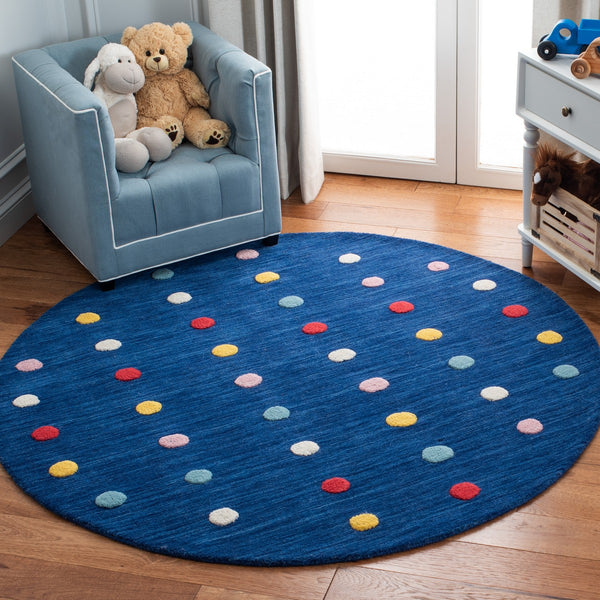 Safavieh Safavieh Kids 804 Hand Loomed 70% Wool/20% Latex/10% Cotton Kids Rug SFK804N-9