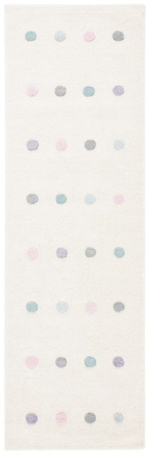 Safavieh Kids 805 Kids Hand Loomed 70% Wool, 10% Cotton, 20% Latex Rug Ivory