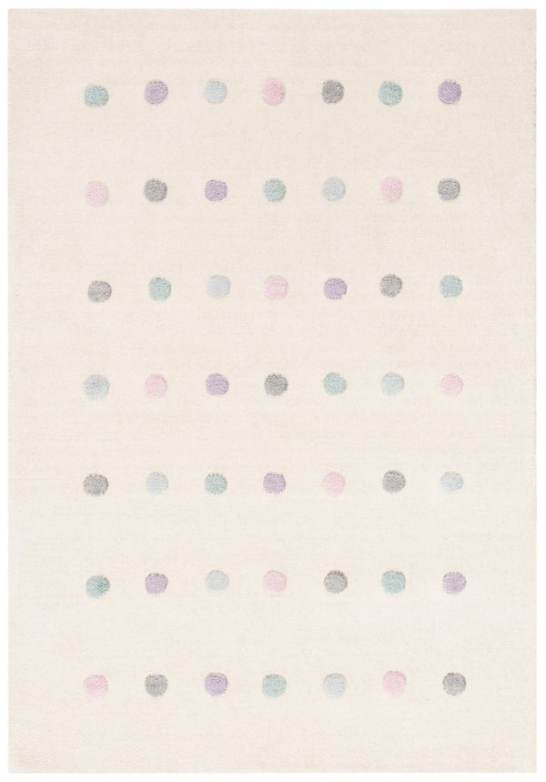 Safavieh Kids 805 Kids Hand Loomed 70% Wool, 10% Cotton, 20% Latex Rug Ivory