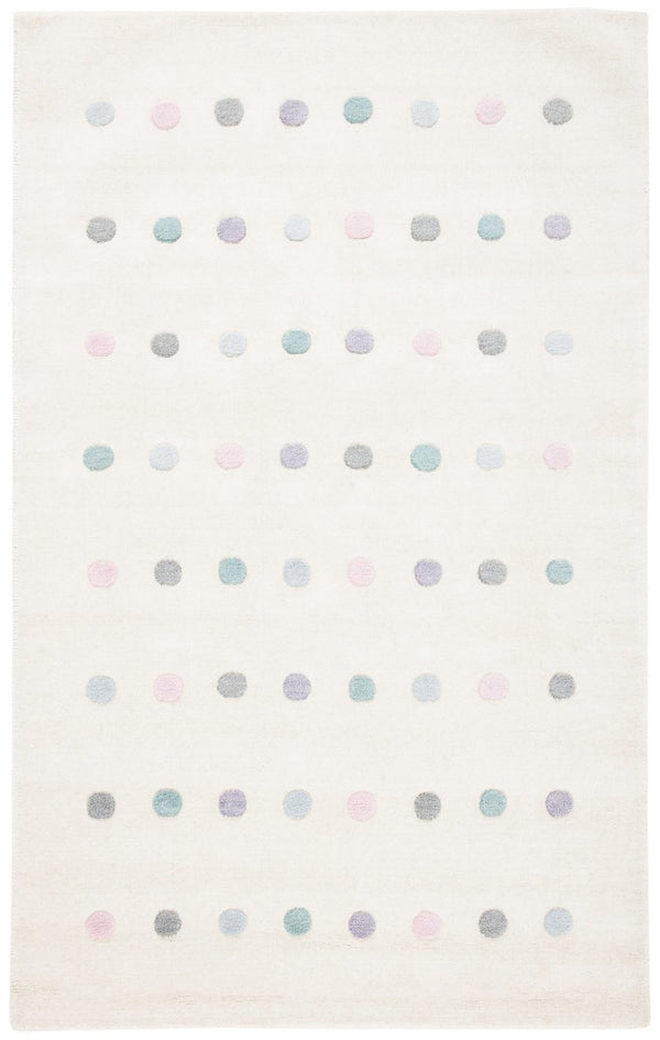 Safavieh Kids 805 Kids Hand Loomed 70% Wool, 10% Cotton, 20% Latex Rug Ivory