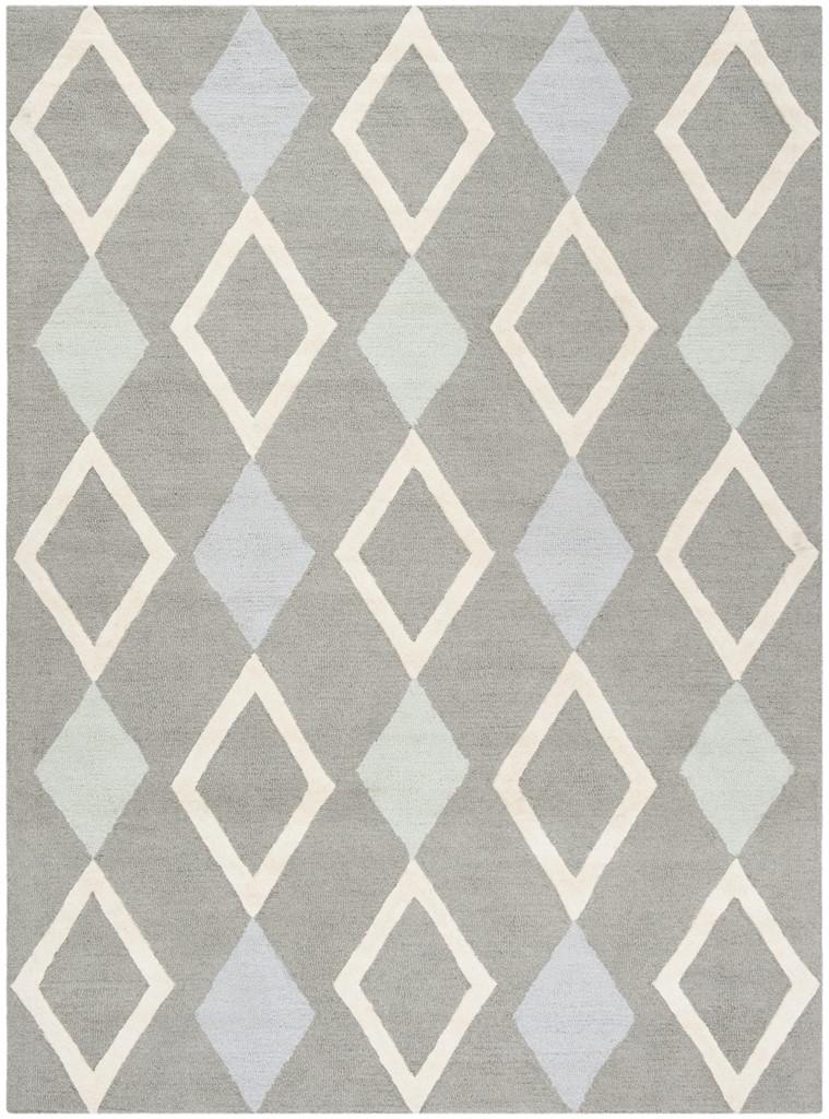 Safavieh Safavieh Kids 902 Diamonds Hand Tufted Wool Rug SFK902B-3
