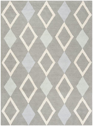 Safavieh Safavieh Kids 902 Diamonds Hand Tufted Wool Rug SFK902B-3