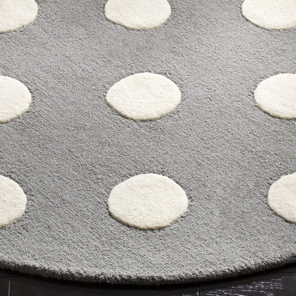 Safavieh Safavieh Kids 904 Polka Dots Hand Tufted Wool Rug SFK904C-3
