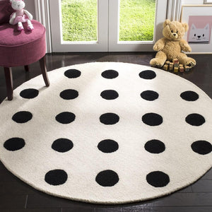 Safavieh Safavieh Kids 904 Polka Dots Hand Tufted Wool Rug SFK904D-3