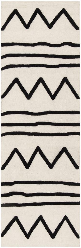 Safavieh Safavieh Kids 907 Zigzag Hand Tufted Wool Rug SFK907D-3