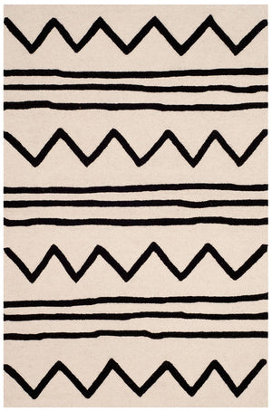 Safavieh Safavieh Kids 907 Zigzag Hand Tufted Wool Rug SFK907D-3