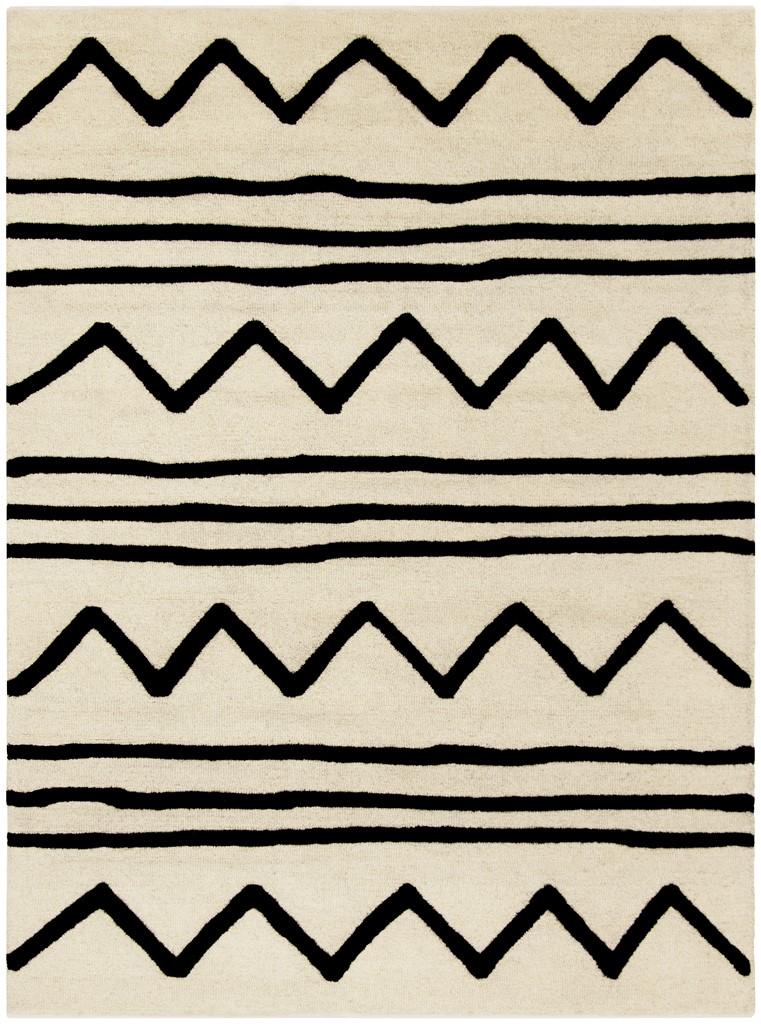 Safavieh Safavieh Kids 907 Zigzag Hand Tufted Wool Rug SFK907D-3